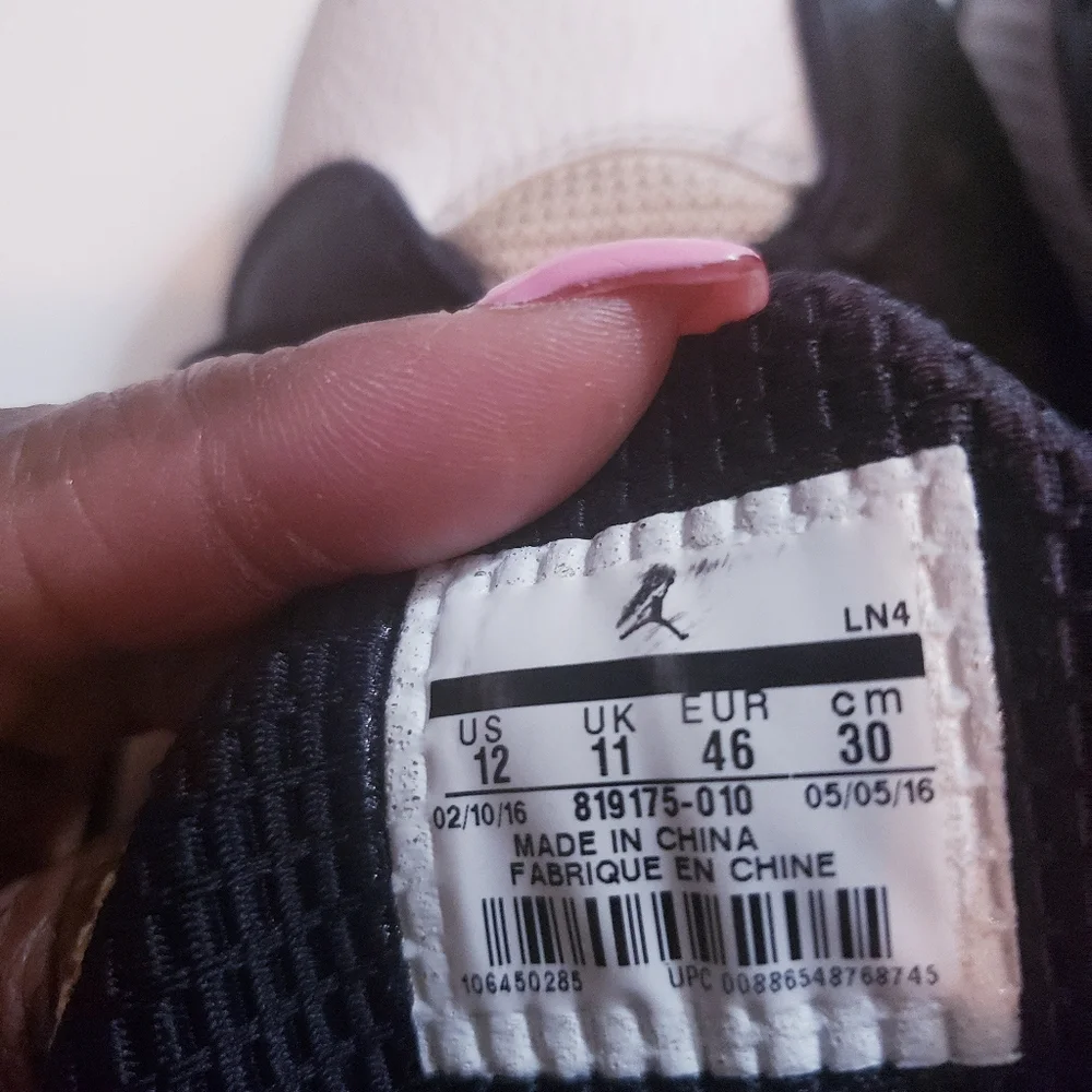 Authentic Air Jordan sneakers